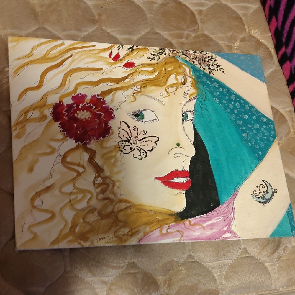 Colorful Artistic Portrait Canvas